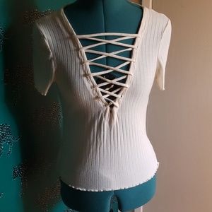 Lace up Project Social T for UO